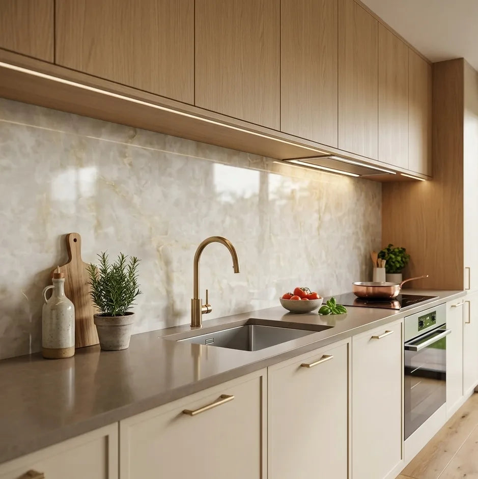 pvc-panelburkolatok-fenyes-bezs-marvany-konyha-inspirabutor.hu