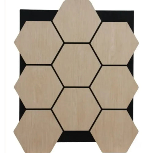 akusztikus dizájn falpanel tölgy 66,5 x 81 cm méretben Inspira Bútor